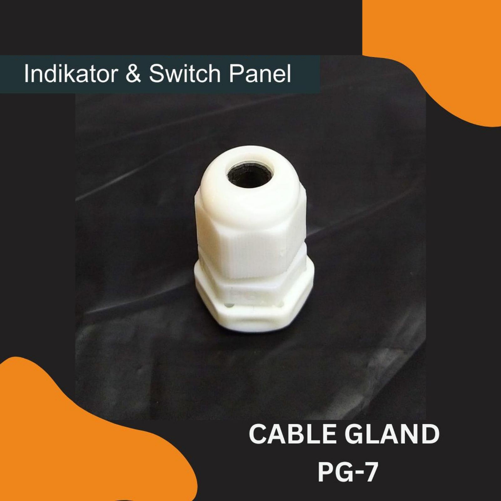 KABEL GLAND PG 7 CABLE GLAND PG 07 GLAND KABEL INSCOM PUTIH