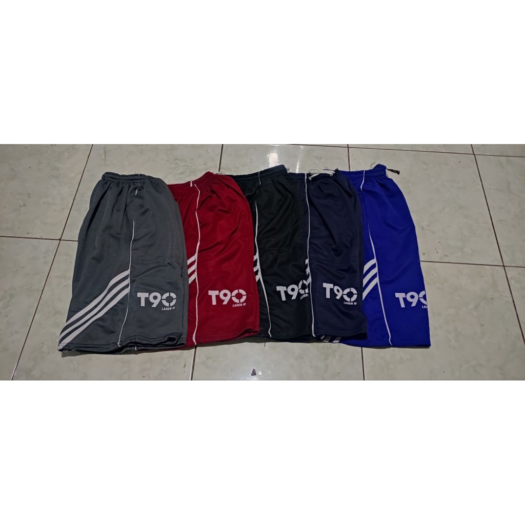 PAKET 5 PCS CELANA PENDEK  DEWASA KOLOR HARIAN T90