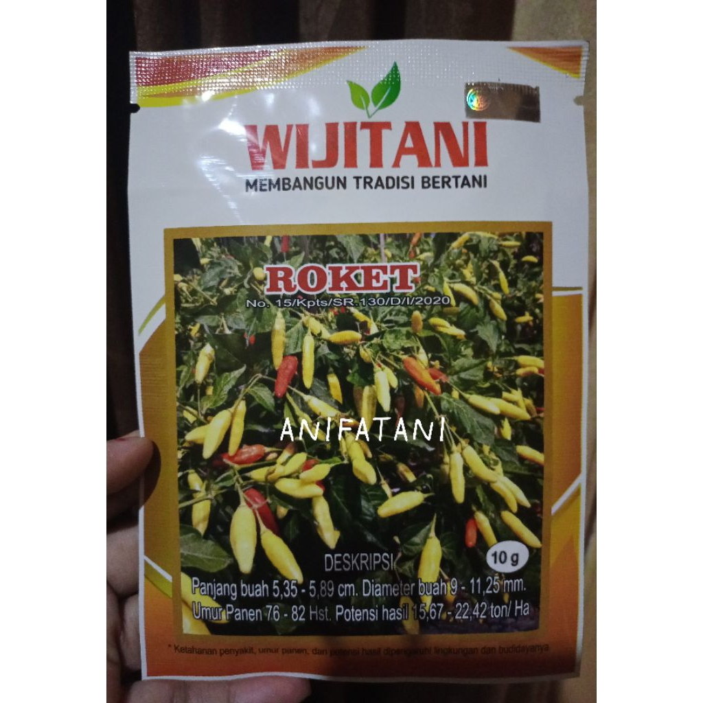 benih cabe ROKET 10gram WIJITANI