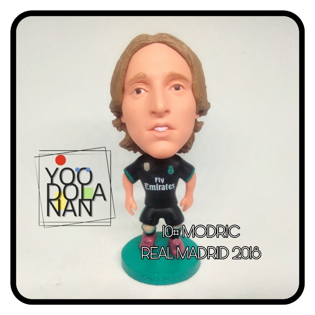 10# MODRIC -;REAL MADRID 2018 SOCCERWE KODOTO FIGURE PEMAIN BOLA