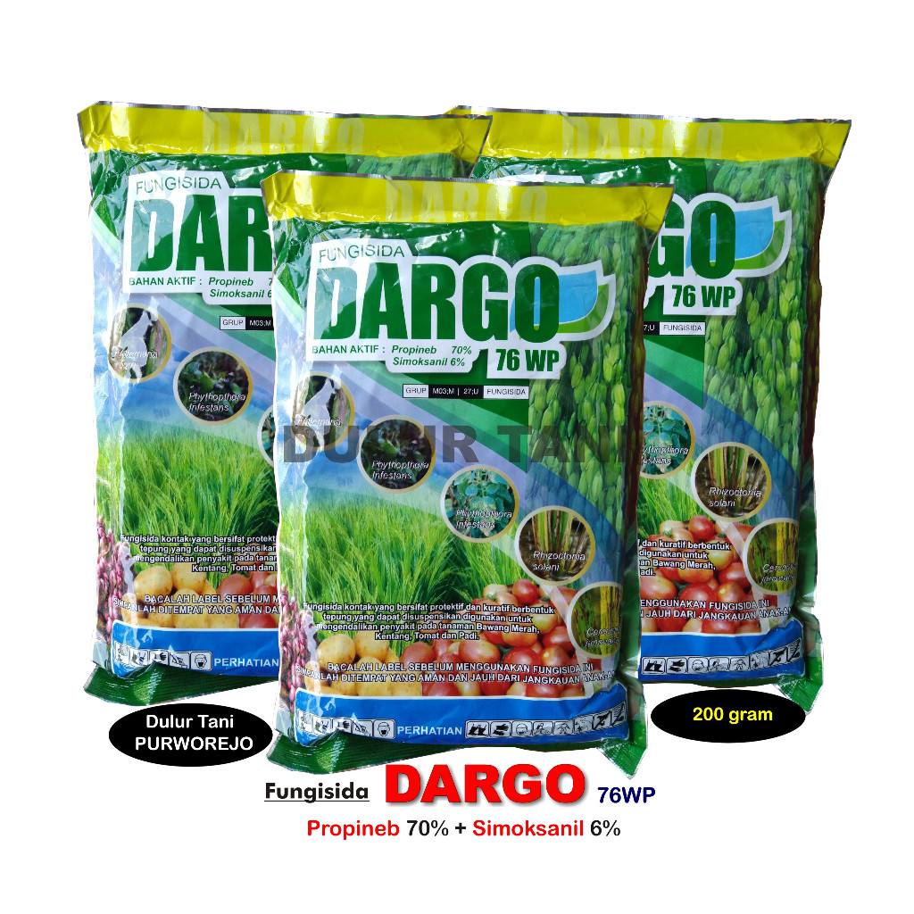Fungisida DARGO 200 gram Propineb + Simoksanil