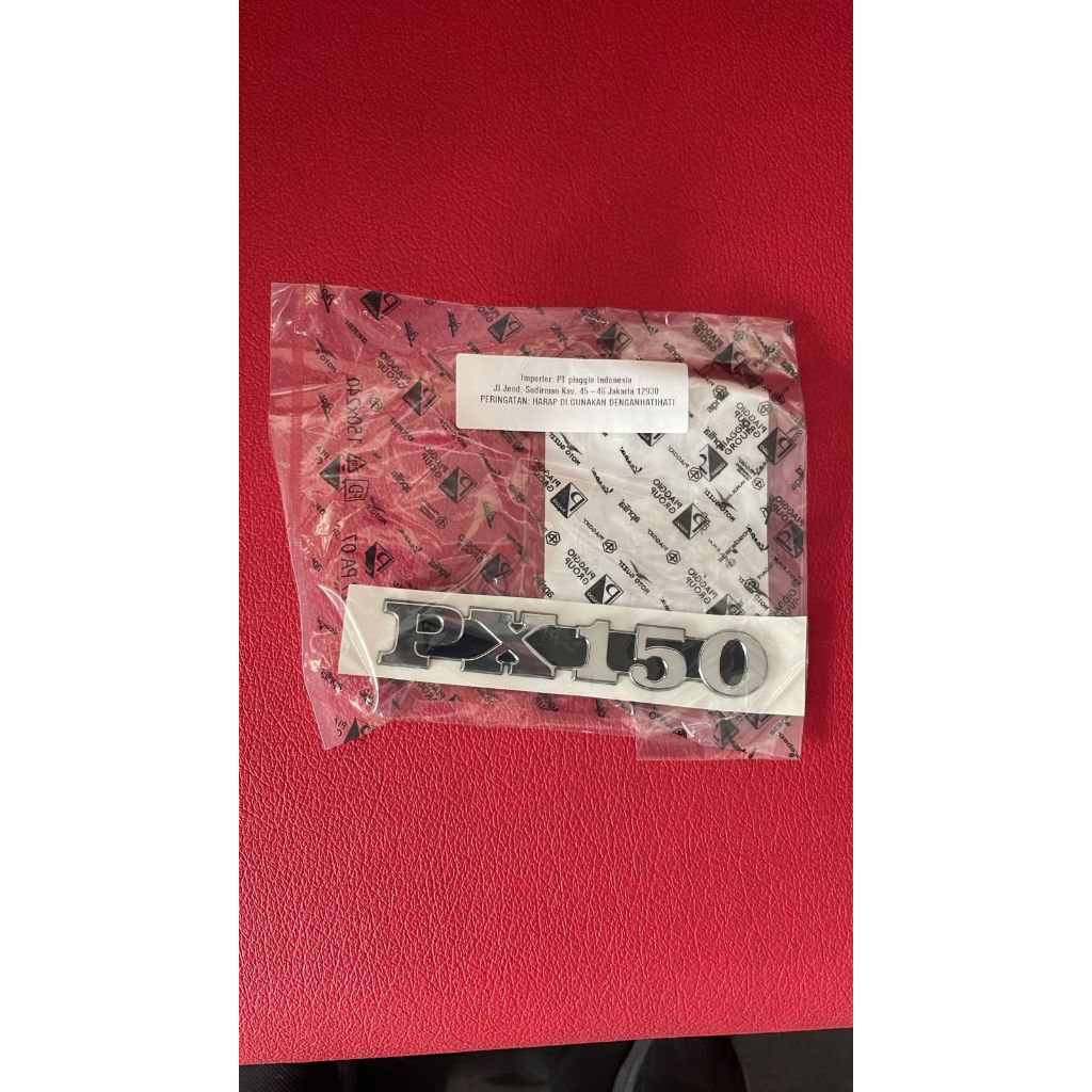 Sparepart Vespa Sticker Emblem PX 150 Original