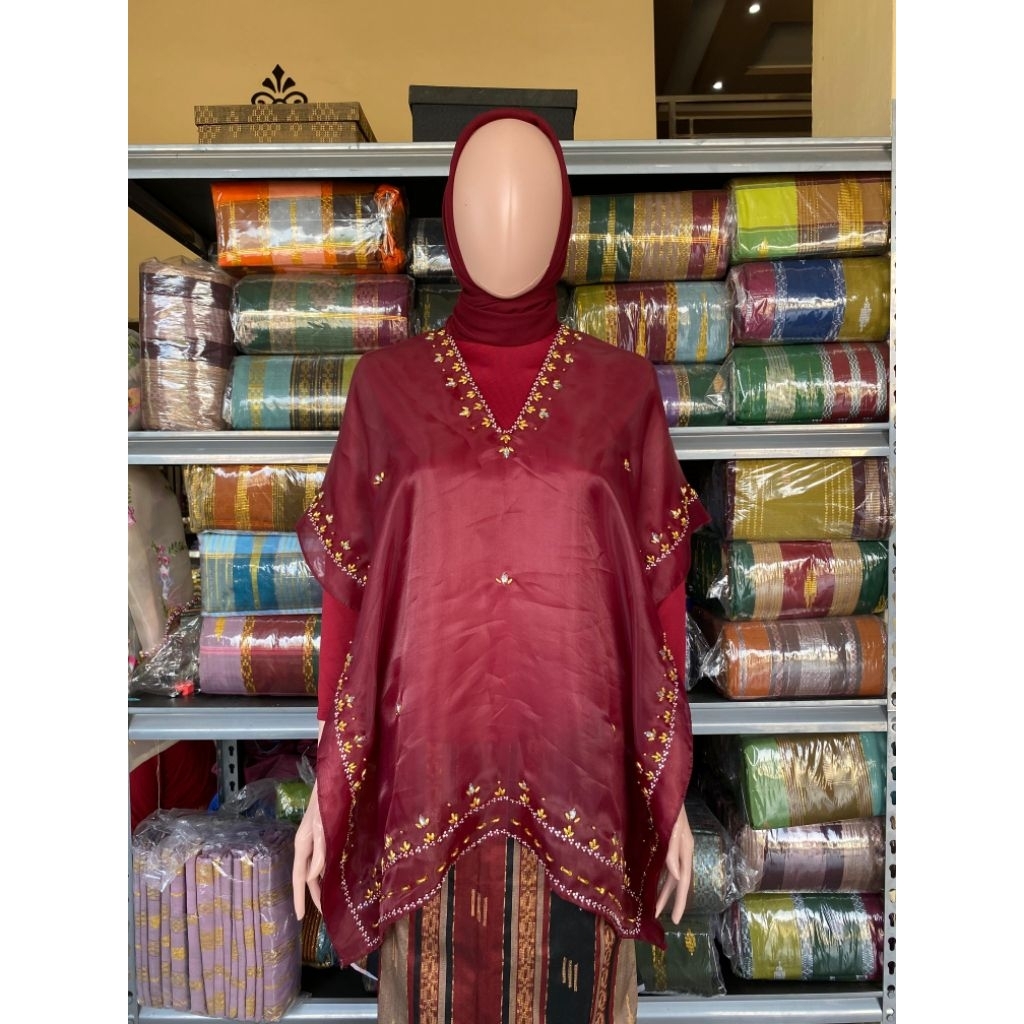 Baju bodo organza payet