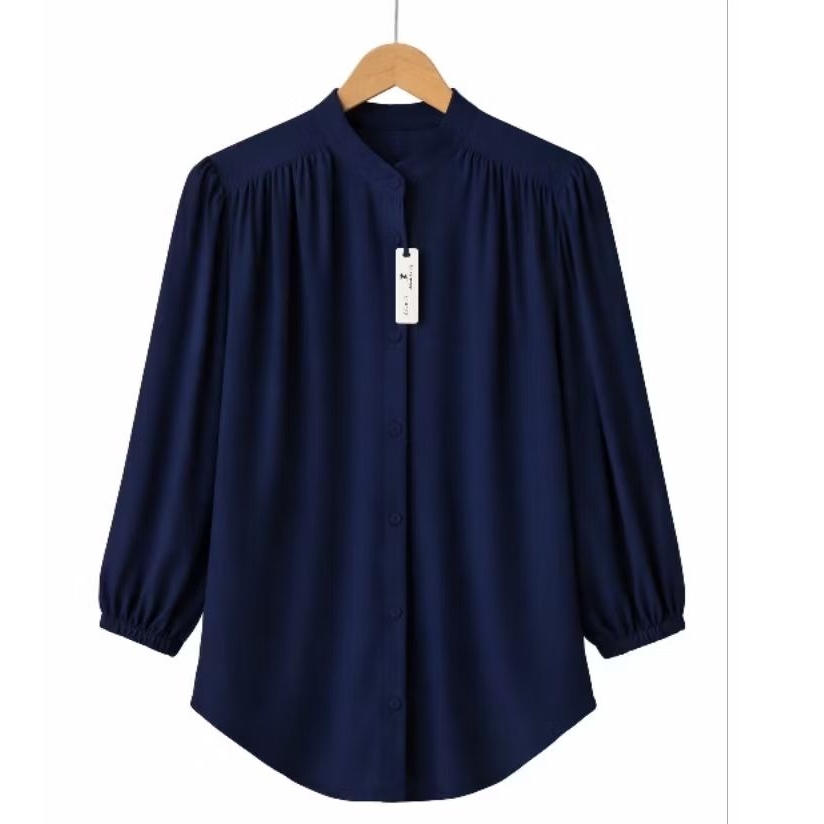Blouse Kemeja Wanita AMENA Rayon Twill