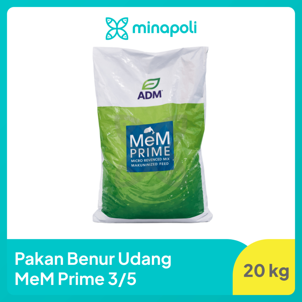 Pakan MeM Prime 300 - 500 mikron  kemasan 20 kg