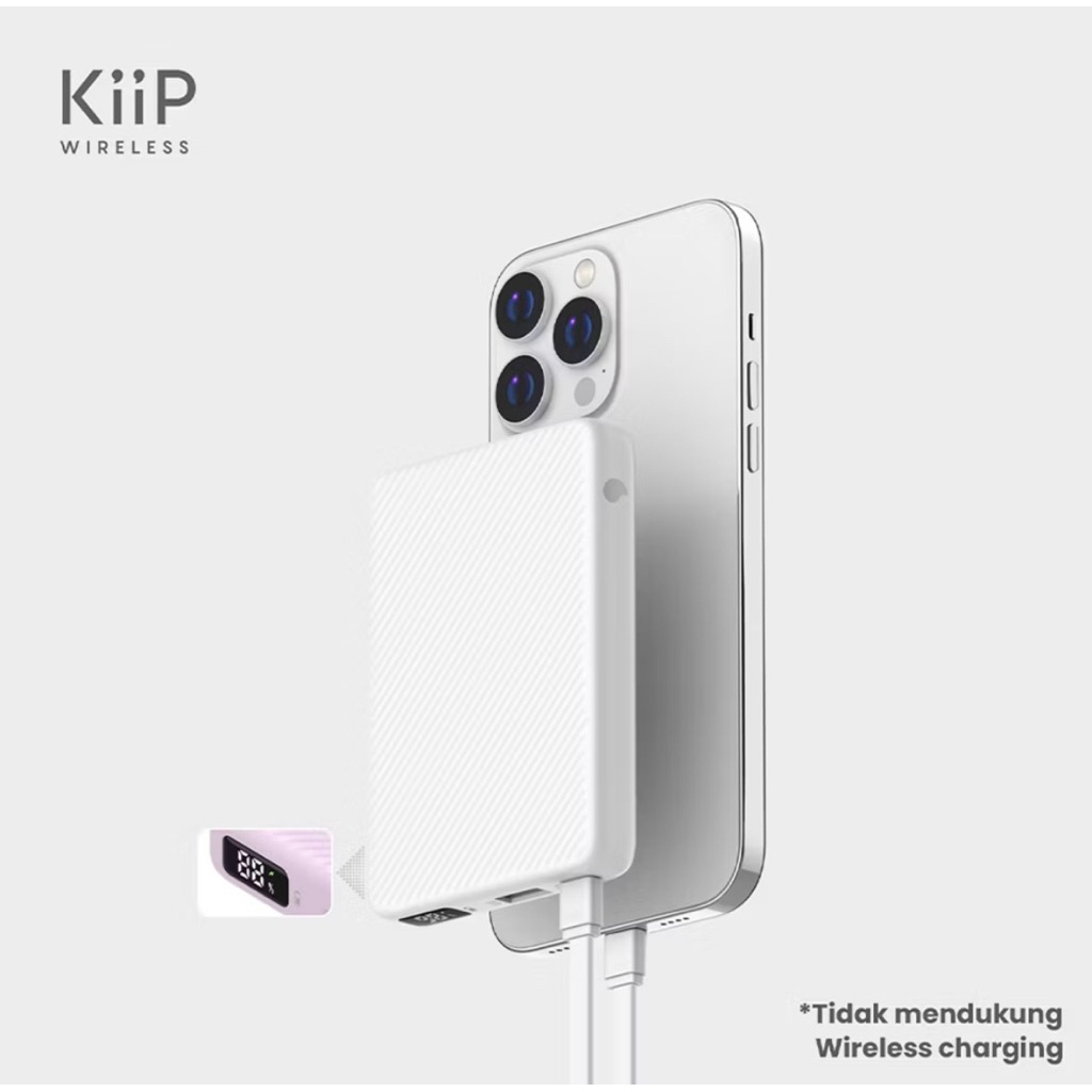 [PRELOVED] KiiP E48 Powerbank Putih / White