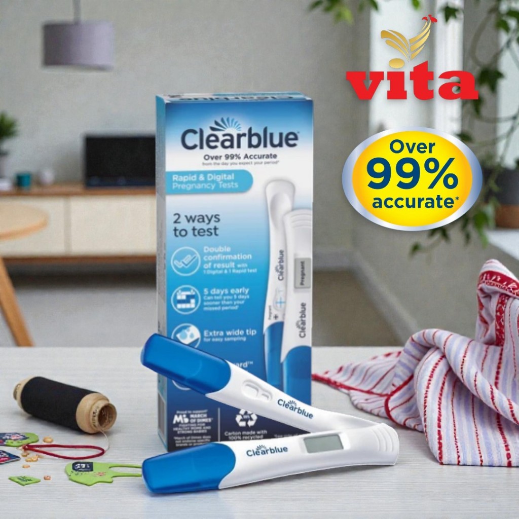 Clearblue Pregnancy Test Urine Cek Kehamilan Akurat 99%