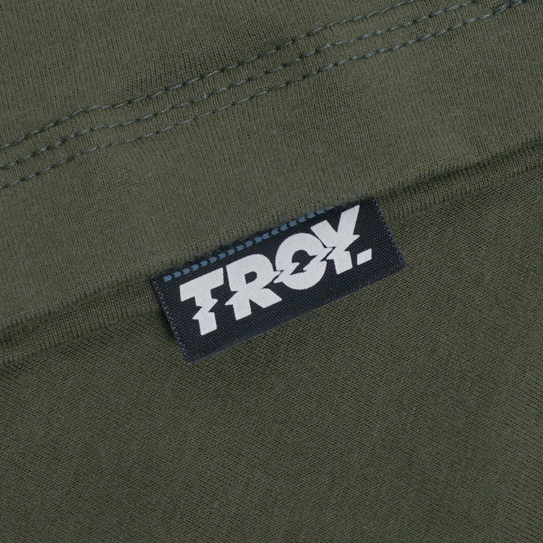 Troy Company Tshirt Army Green Born to Ride - Kaos Lengan Pendek Kaos Hijau Army MTD 3523