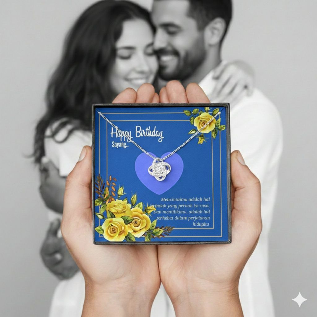 Kado Ulang Tahun untuk Pacar Hadiah Ulang Tahun untuk Istri [T17] Kalung Manis dan Pesan Cinta