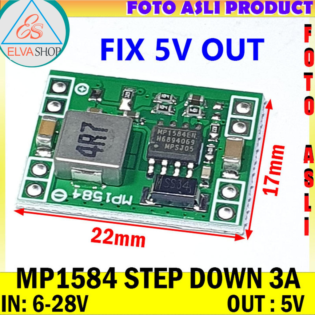 Modul Step Down Output 5V MP1584 3A