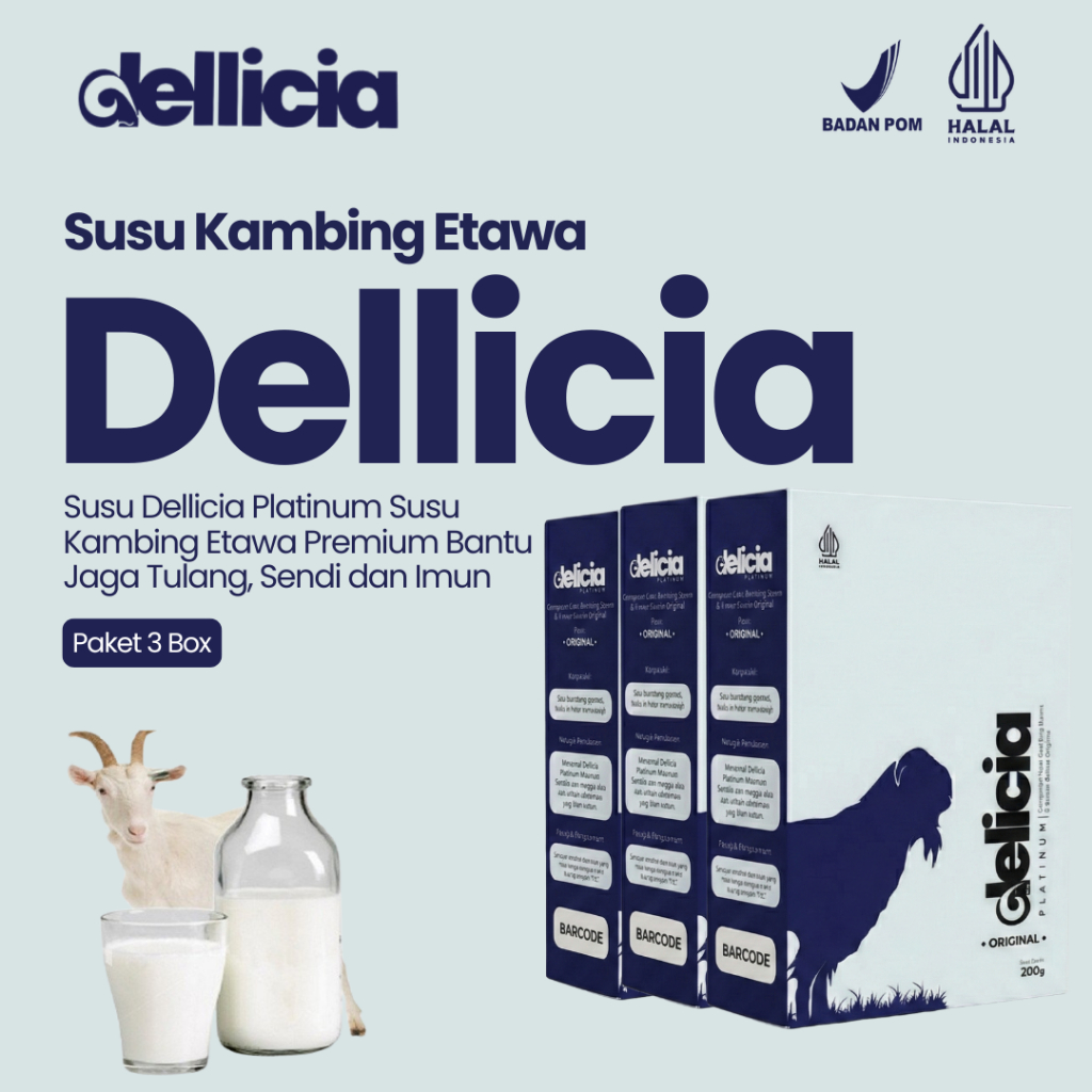 Susu Kambing Etawa Dellicia Platinum