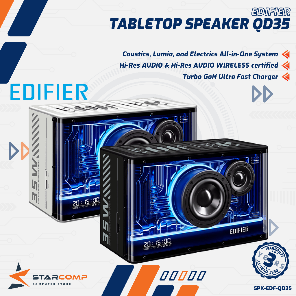 EDIFIER QD35 Speaker Wireless Bluetotth Hi-Res Audio QD 35