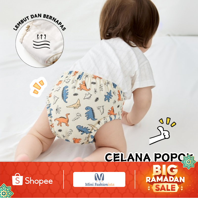 Training Pants Baby Kualitas tinggi 12 Layer Celana Popok Bayi 12  Layer cuci ulang popok kain bayi 