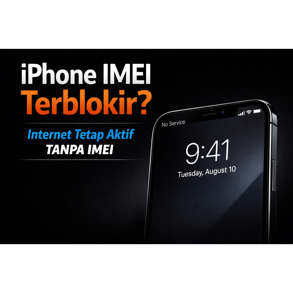 iPhone IMEI Terblokir? Aktifkan eSIM Telkomsel 10GB (Scan QR, Langsung Internet)