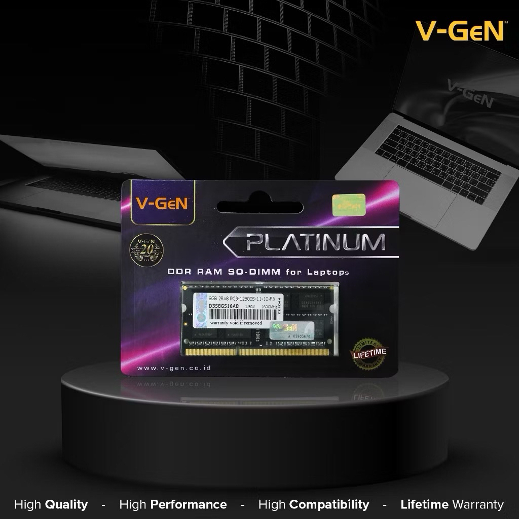 VGEN DDR3L 8GB 12800S SODIM