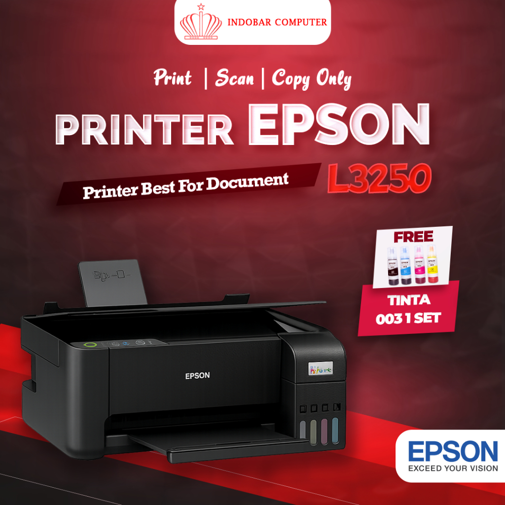 EPSON L3250 Printer All-in-One Baru Print Scan Copy + murah