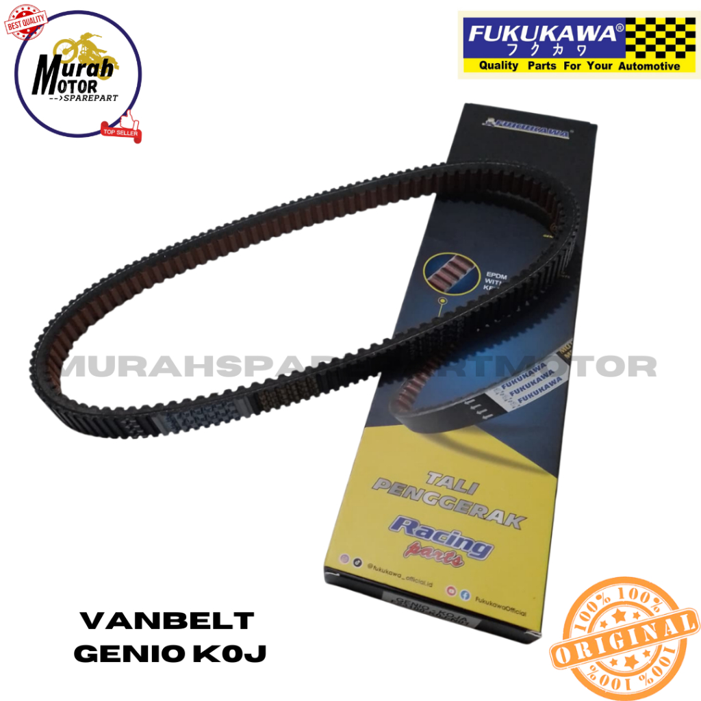 VANBELT V-BELT ONLY GENIO K0J GENIO OLD NEW BEAT NEW DELUXE BEAT STREET SCOOPY NEW ORIGINAL FUKUKAWA