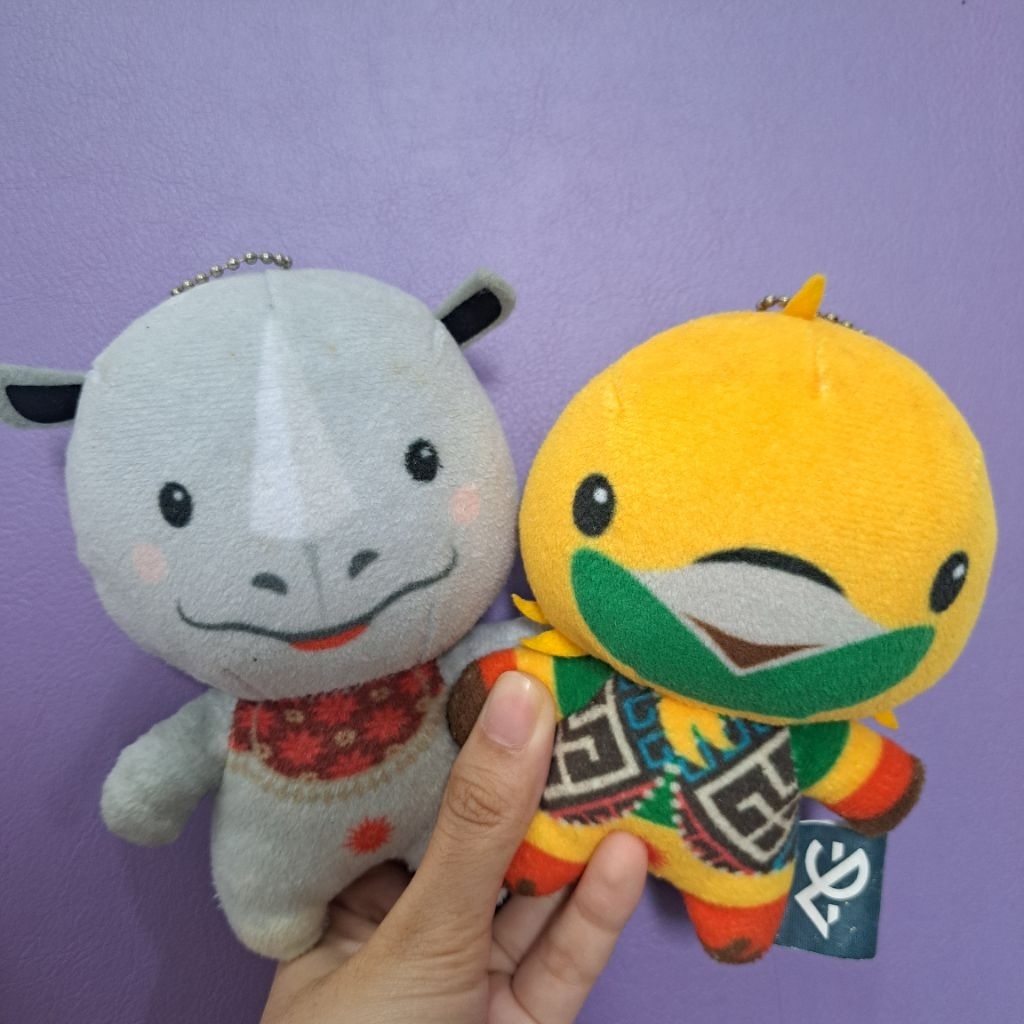 Boneka Maskot Asian Games 2018 | Boneka Kaka dan Bhin Bhin | Boneka Asian Games 2018 | Keychain