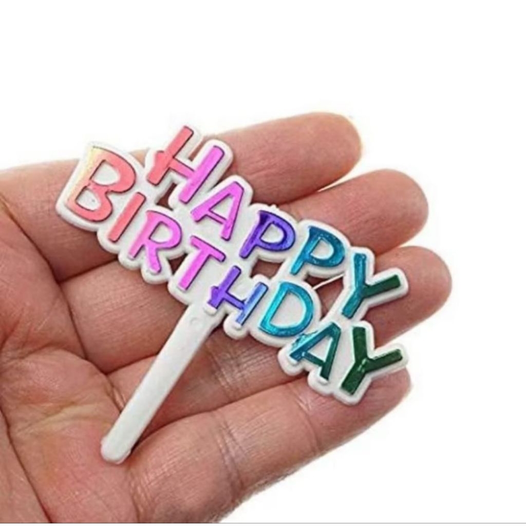 Cake topper happy birthday topper mini