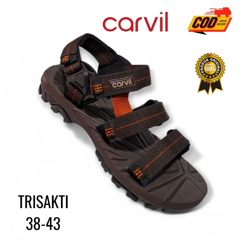 sendal carvil gunung pria terbaru original 100%
