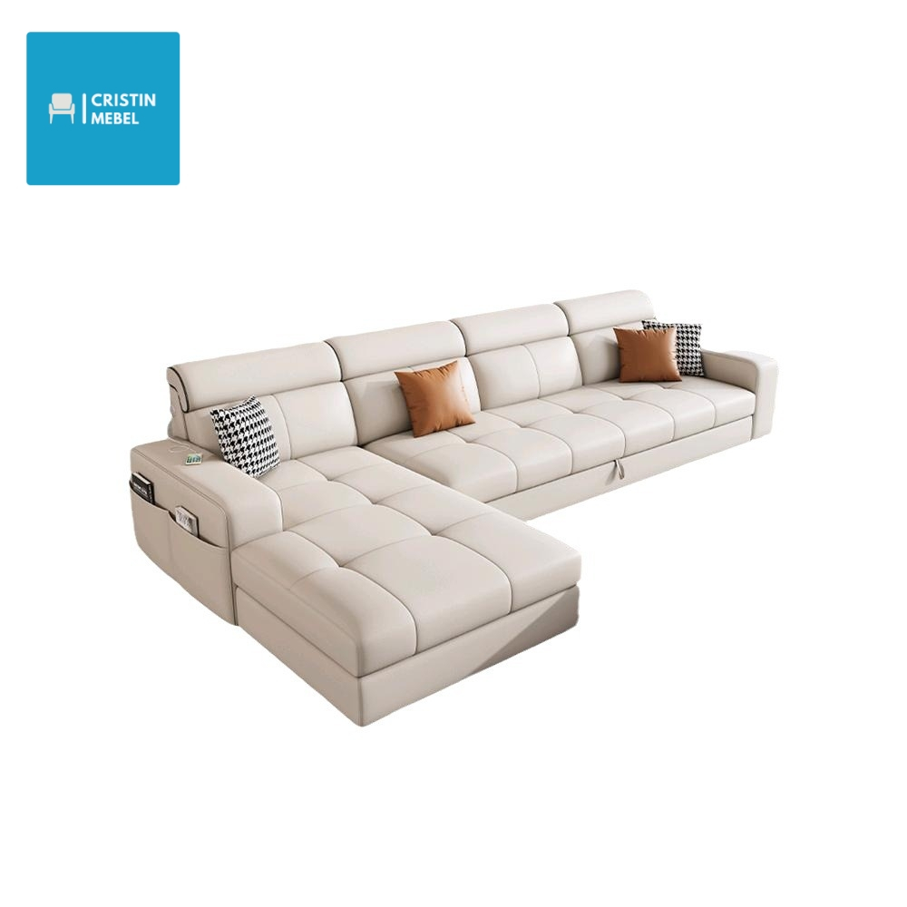 Sofa Minimalis - Sleeper Bed - Sofa Bed - Sofa Multifungsi Ada Storage