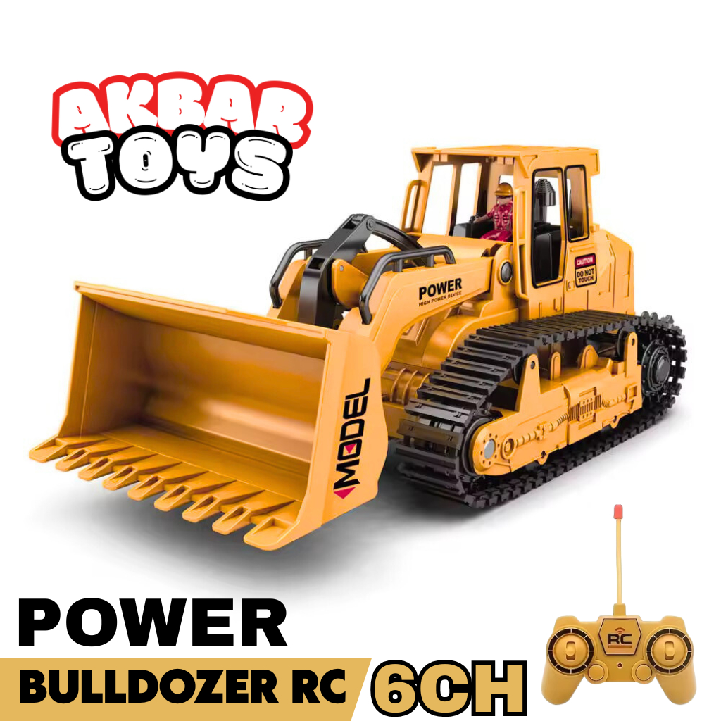 Truck Bulldozer RC Buldozer Remote Control 6 Channel