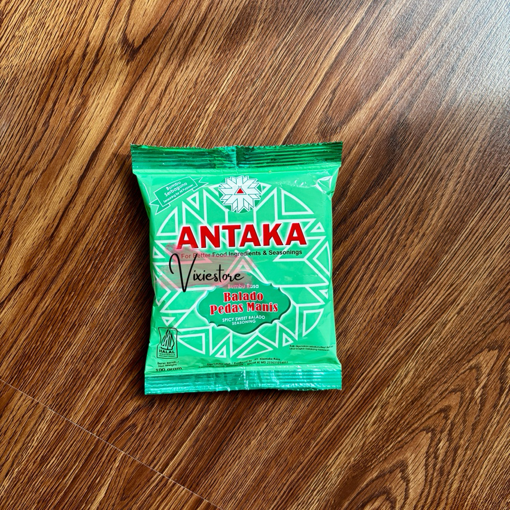 Antaka Bumbu Bubuk Serbaguna Balado Keju Asin Manis Pedas Jagung Ayam Bakar Sapi Panggang 100gr