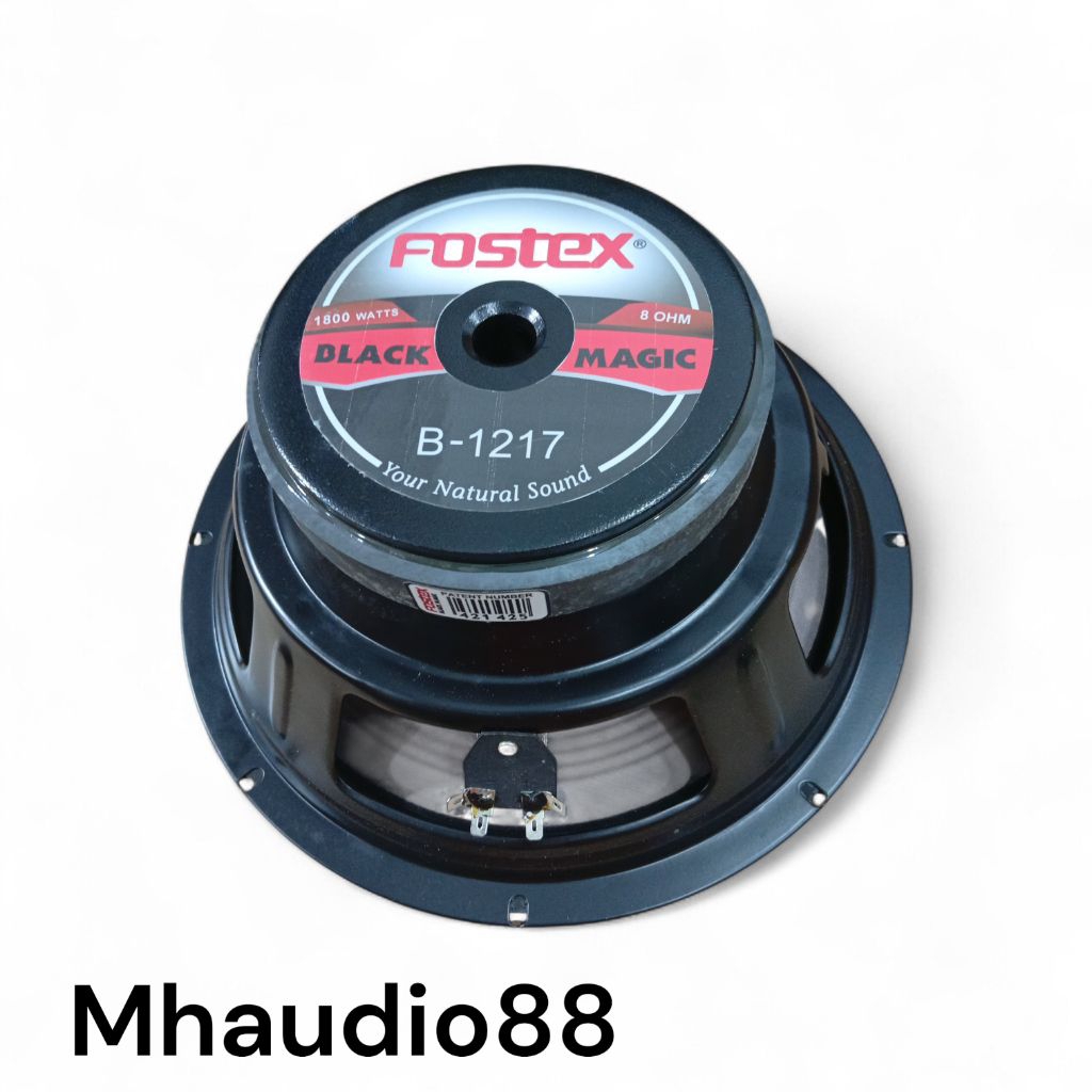 SPEAKER FOSTEX 12 INCH B- 1217 BLACK MAGIC 1800 WATT