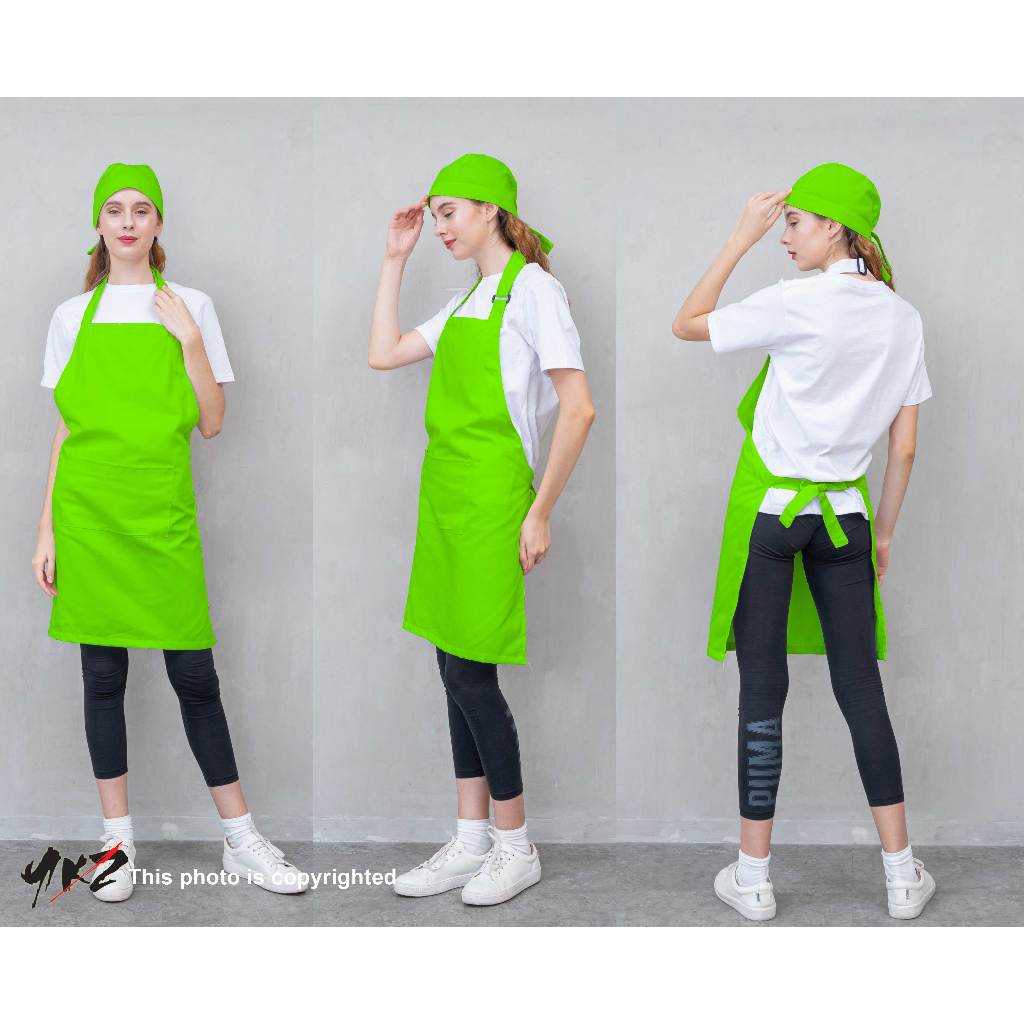 apron chef/apron barista /clemek barista/celemek masak / apron kitchen / celemek dapur /apron polos 