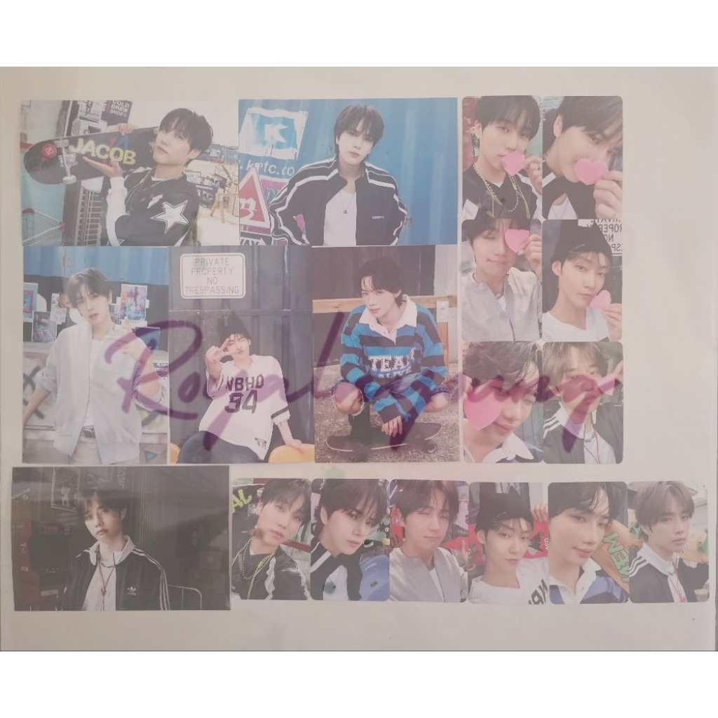 Sharing TBZ THE BOYZ : SKATER BOYZ 2026 SEASON'S GREETINGS SG Jacob Younghoon Hyunjae Kevin New Sunw