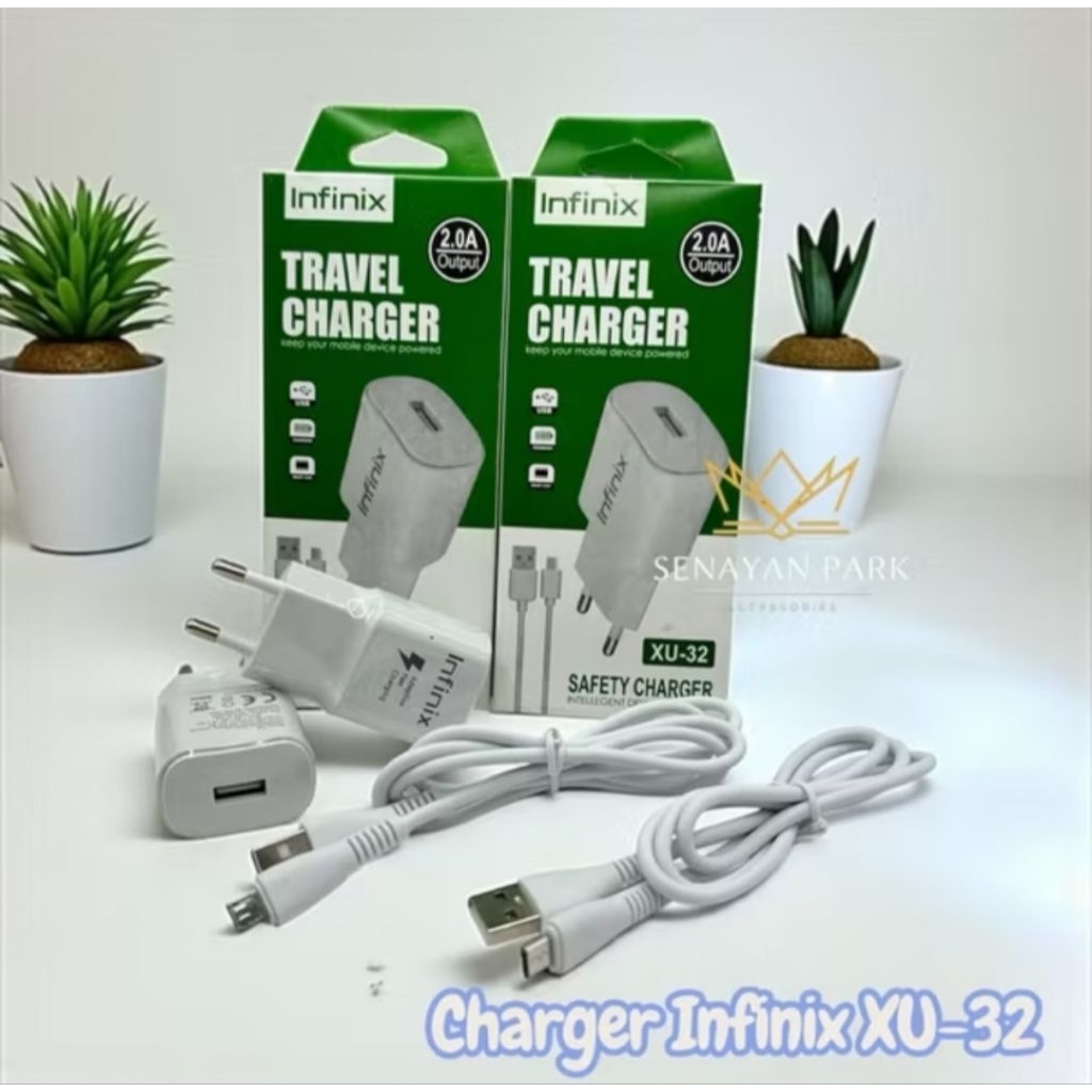 [DRG] GROSIR TC INFINIX XCU32 Hot9 PLAY 2A PLUS KABEL MICRO SMART IC XCU-32