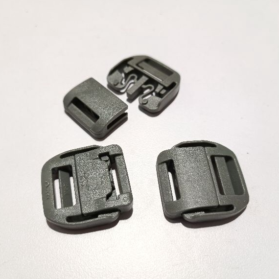 Buckle duraflex / slop ACETAL 1,5cm / kunci sodok tas buckle kotak