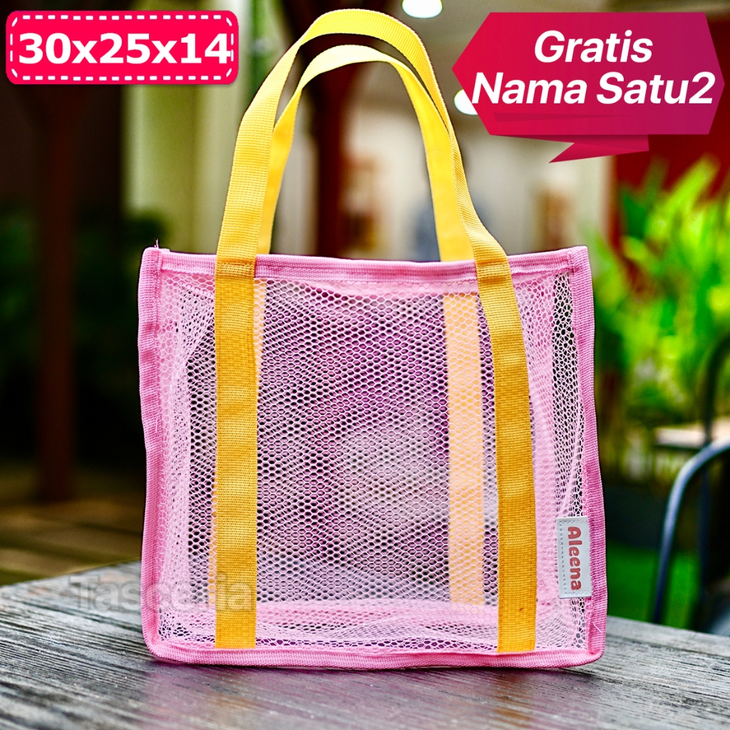 Souvenir Tas Jaring Tote Bag Ulang Tahun Anak