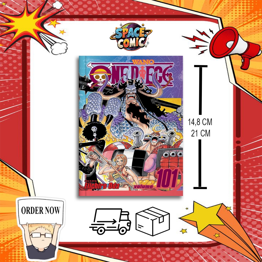 Komik Manga One Piece Vol.101-Vol.108 by Eiichiro Oda - (English)