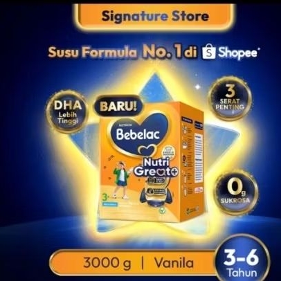 Bebelac 3+ Vanila / madu 3000gr