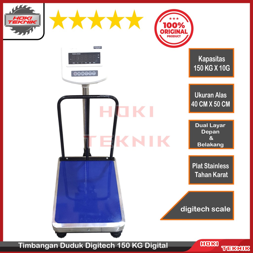 Timbangan Duduk 150 KG Digitech Scale