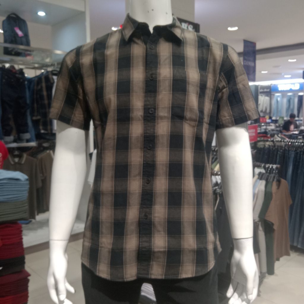 GABS JEANS KEMEJA LENGAN PENDEK PRIA CASUAL ORIGINAL