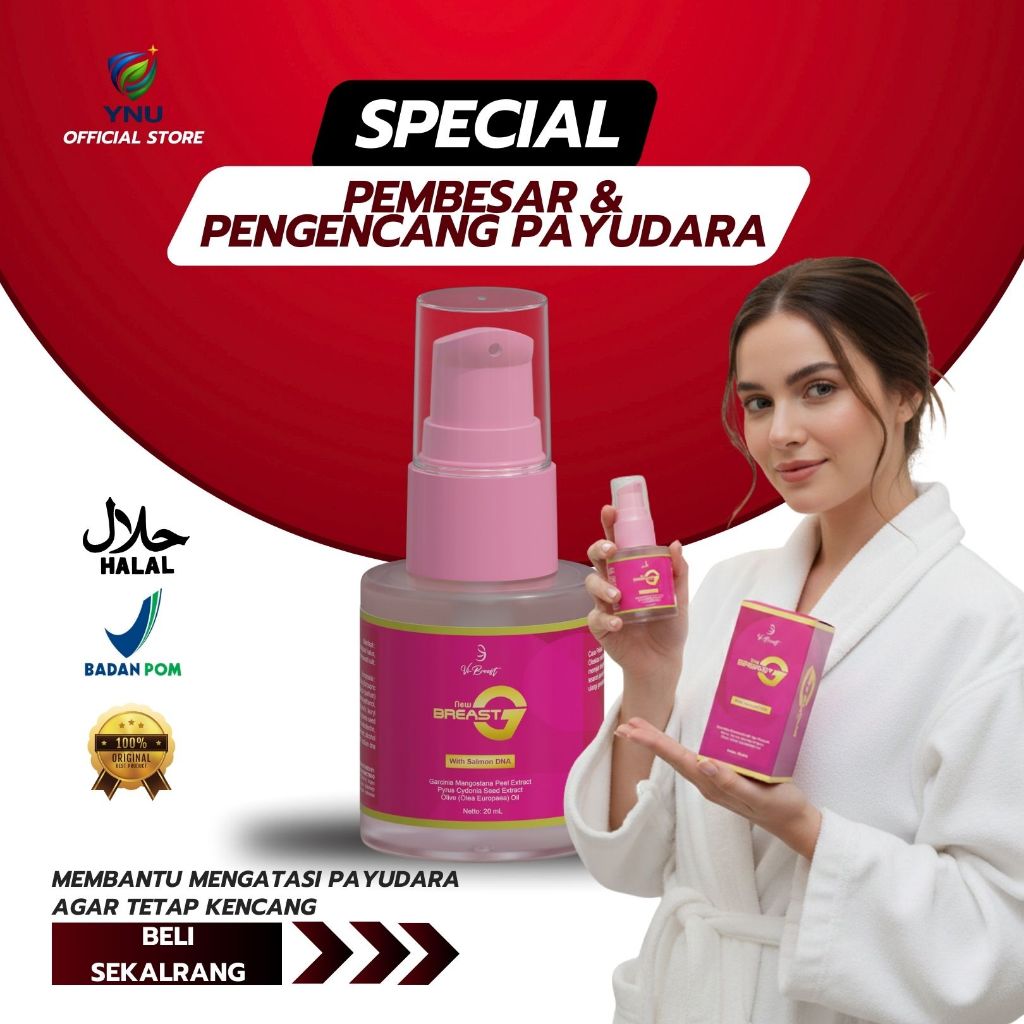 New Breast G Serum Pembesar & Pengencang Payudara Permanen- Breast G Breast Lift Serum Perawatan Pay