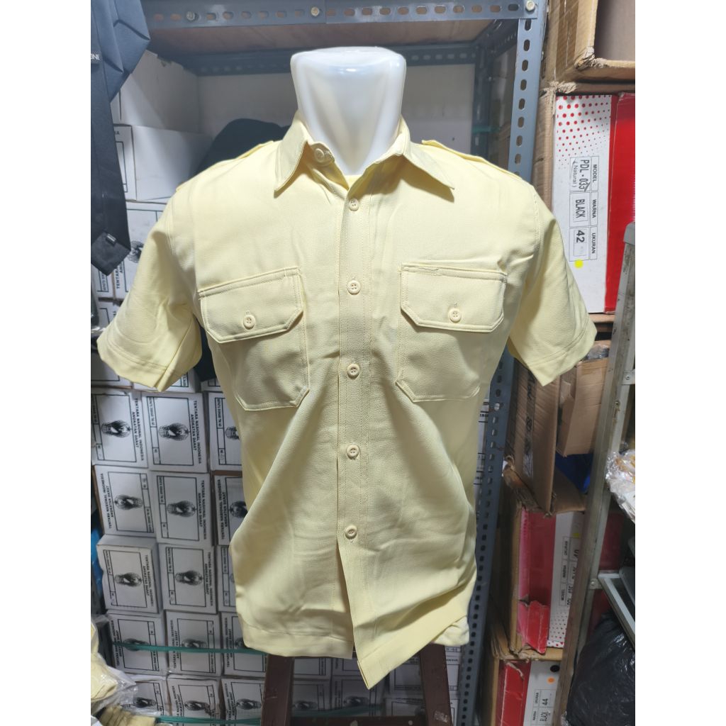 seragam PDH Satpam bahan GAIA