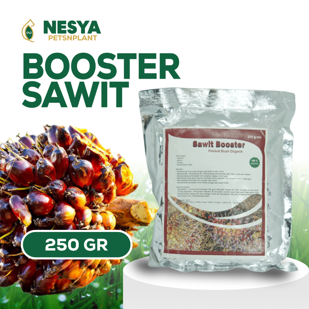 Pupuk Ampuh Booster Sawit Perangsang Buah Anti Rontok - Pupuk Buah Organik