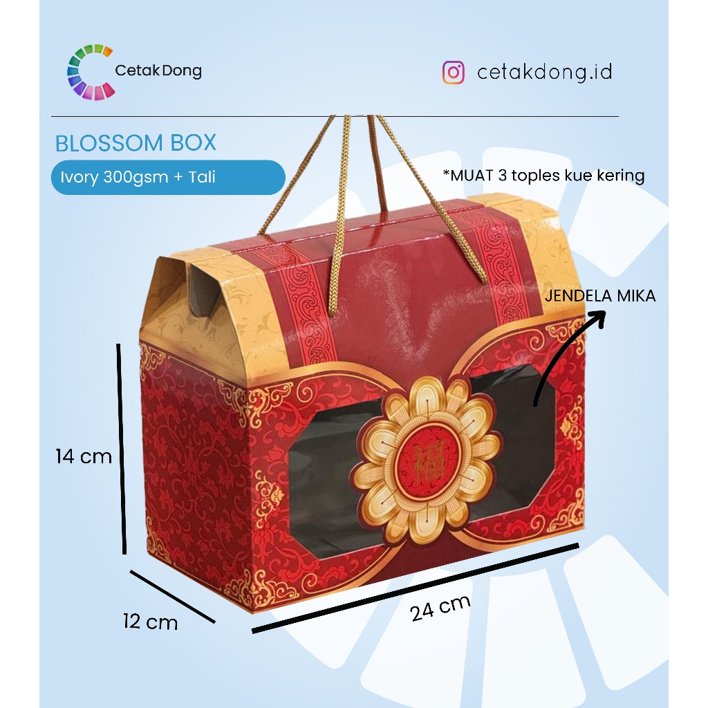 BLOSSOM BOX DUS HAMPERS IMLEK KUE KERING 4 TOPLES HARDTOP 112 6 TOPLES HARDTOP 119