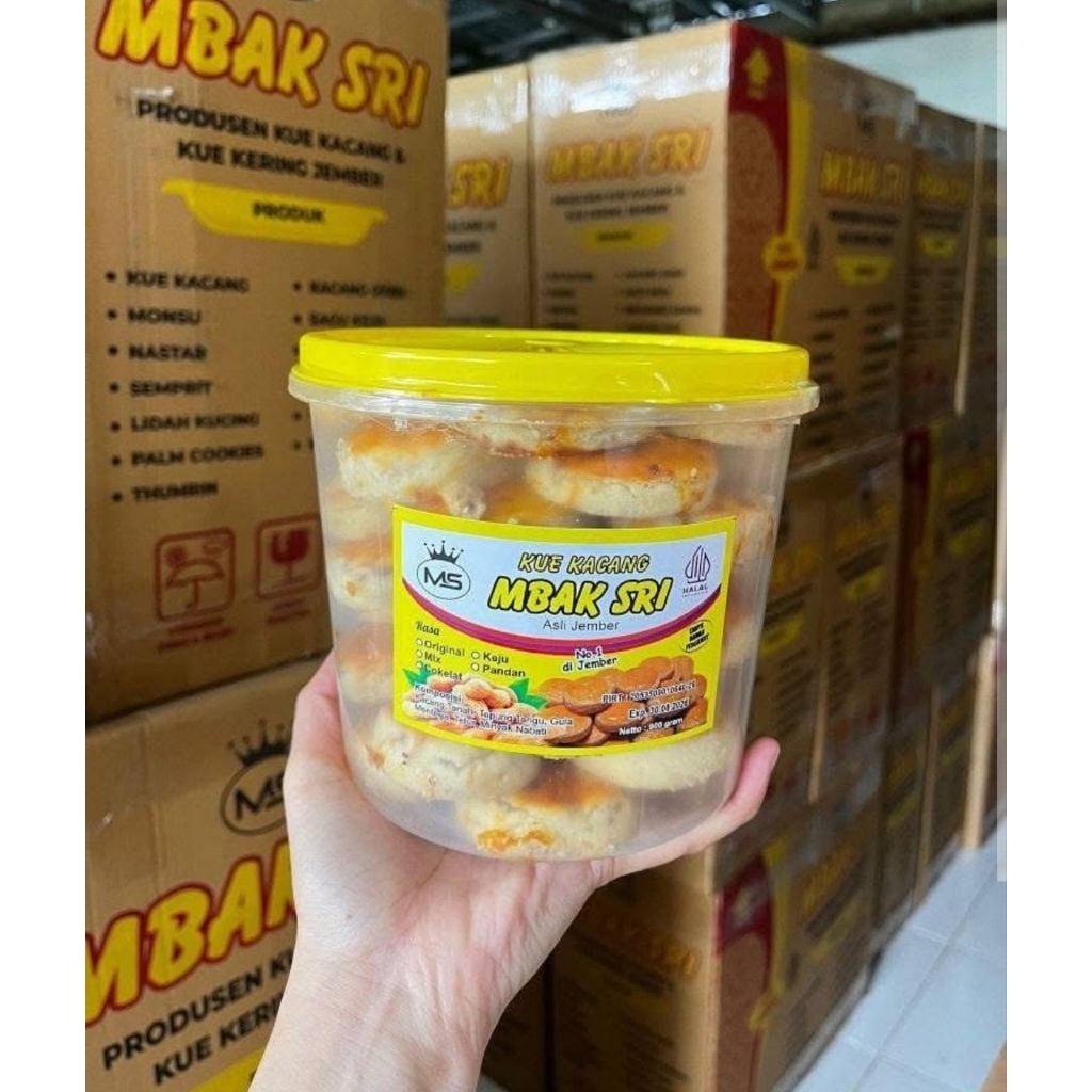 Kue Kacang MBAK SRI Toples 1kg