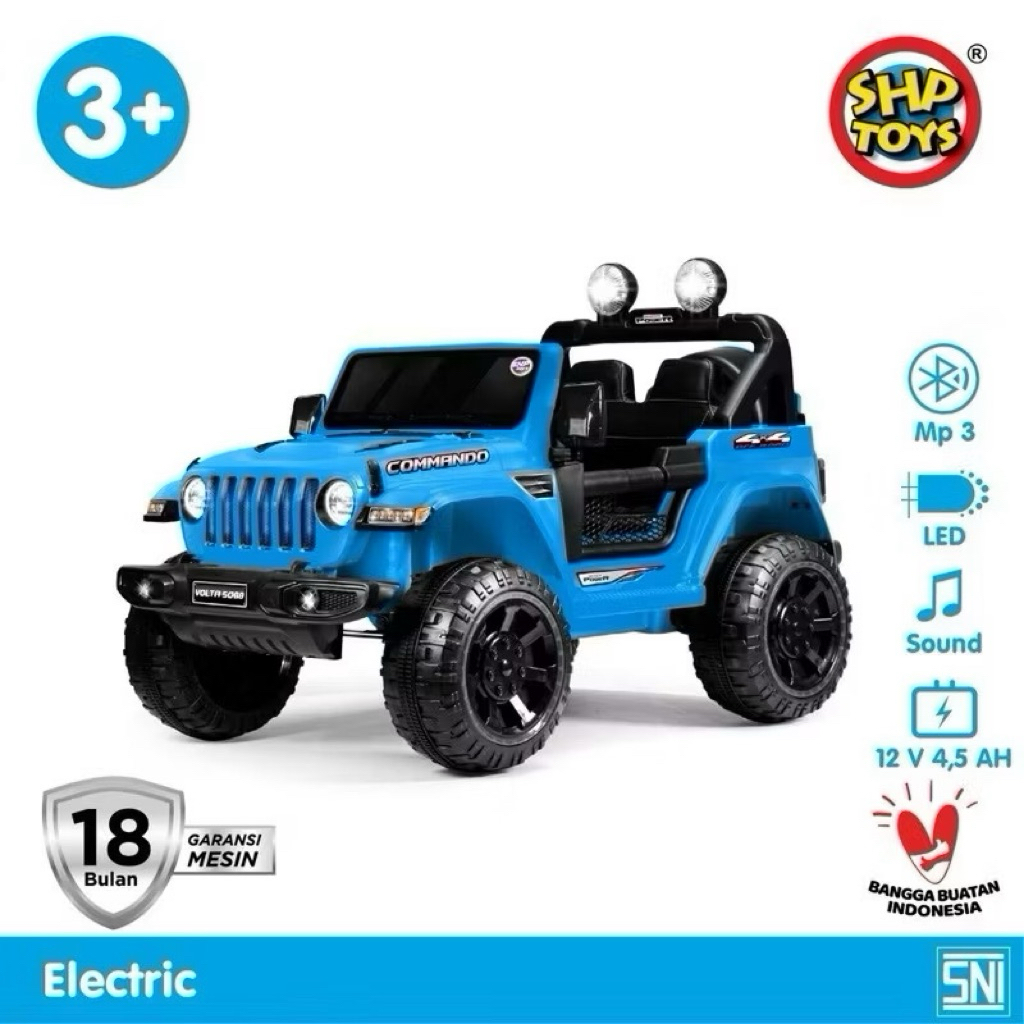 Mobil Mainan Aki Remote Control Besar Jeep Preloved