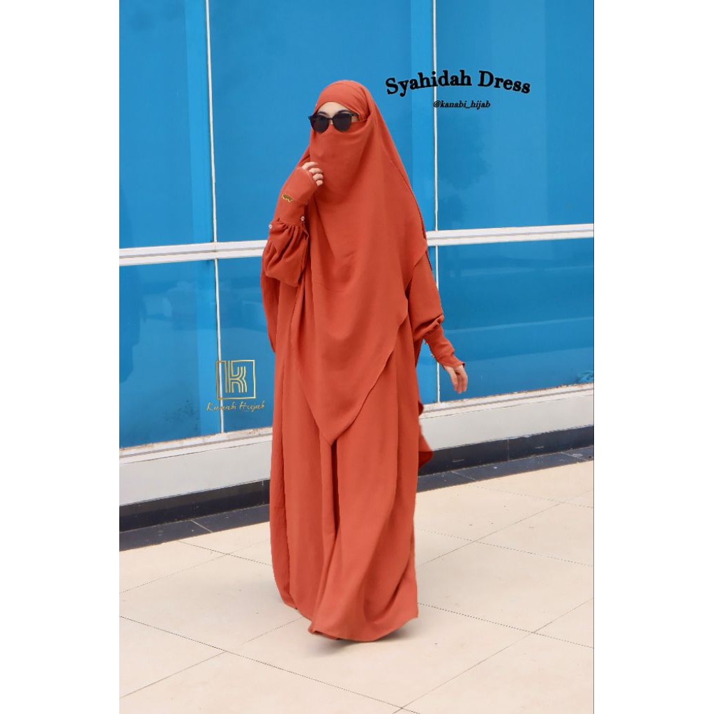 Gamis Drees panjang Syahidah Drees by KanabHijab