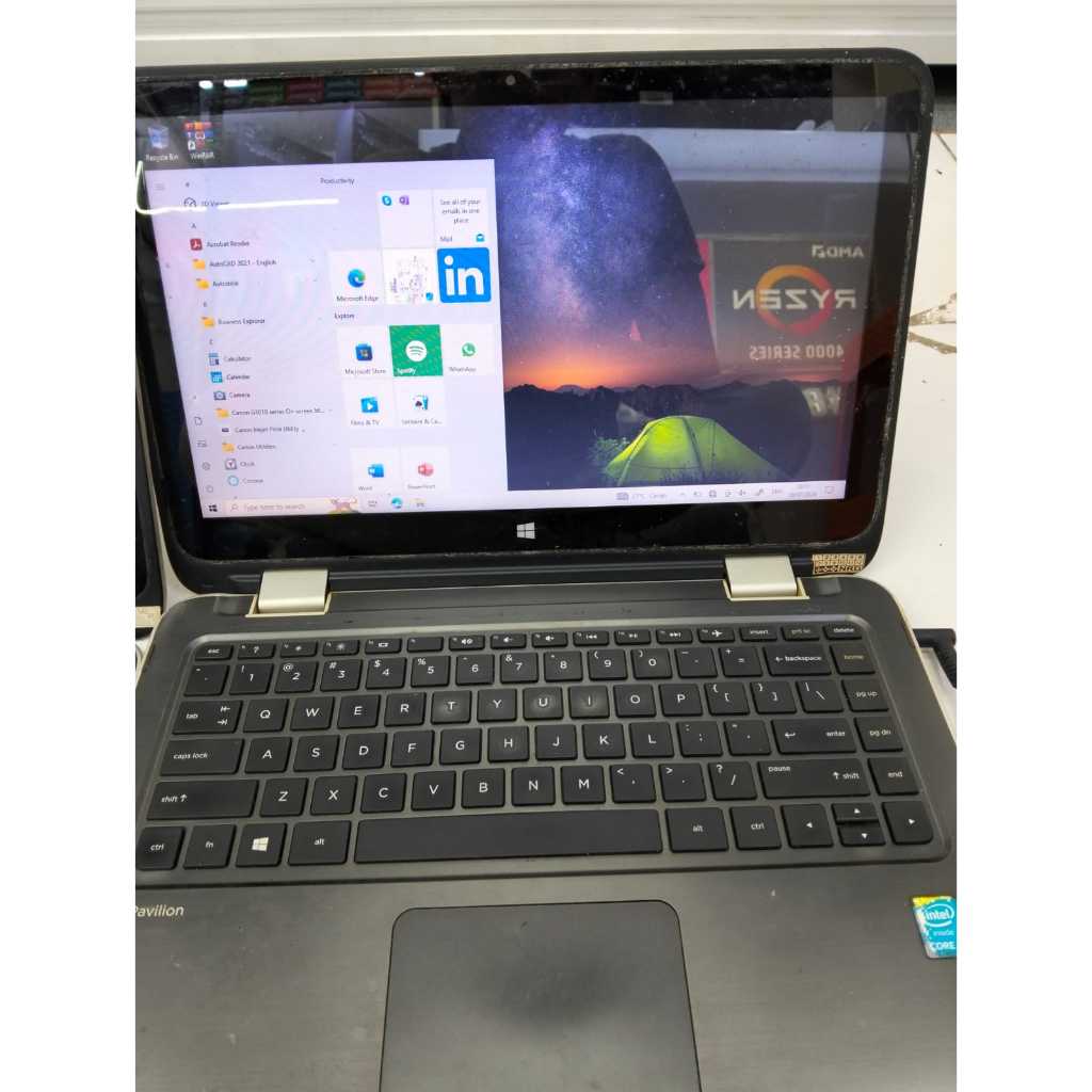 LAPTOP HP PAVILION 13X360 PC SECOND