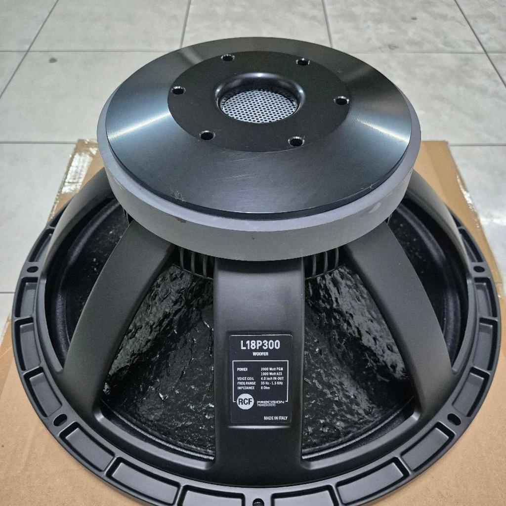 KOMPONEN SPEAKER RCF 18P300 L18P300 SUBWOOFER 18 INCH GRADE A