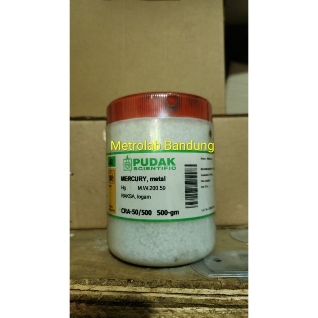 Raksa, Logam | Hg | 500 g/botol