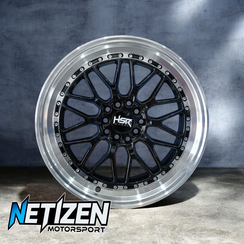 VELG HSR SIGI RING 18 LEBAR 8 PCD 5X108 & 5X112 VELG KEREN DAN BERKUALITAS