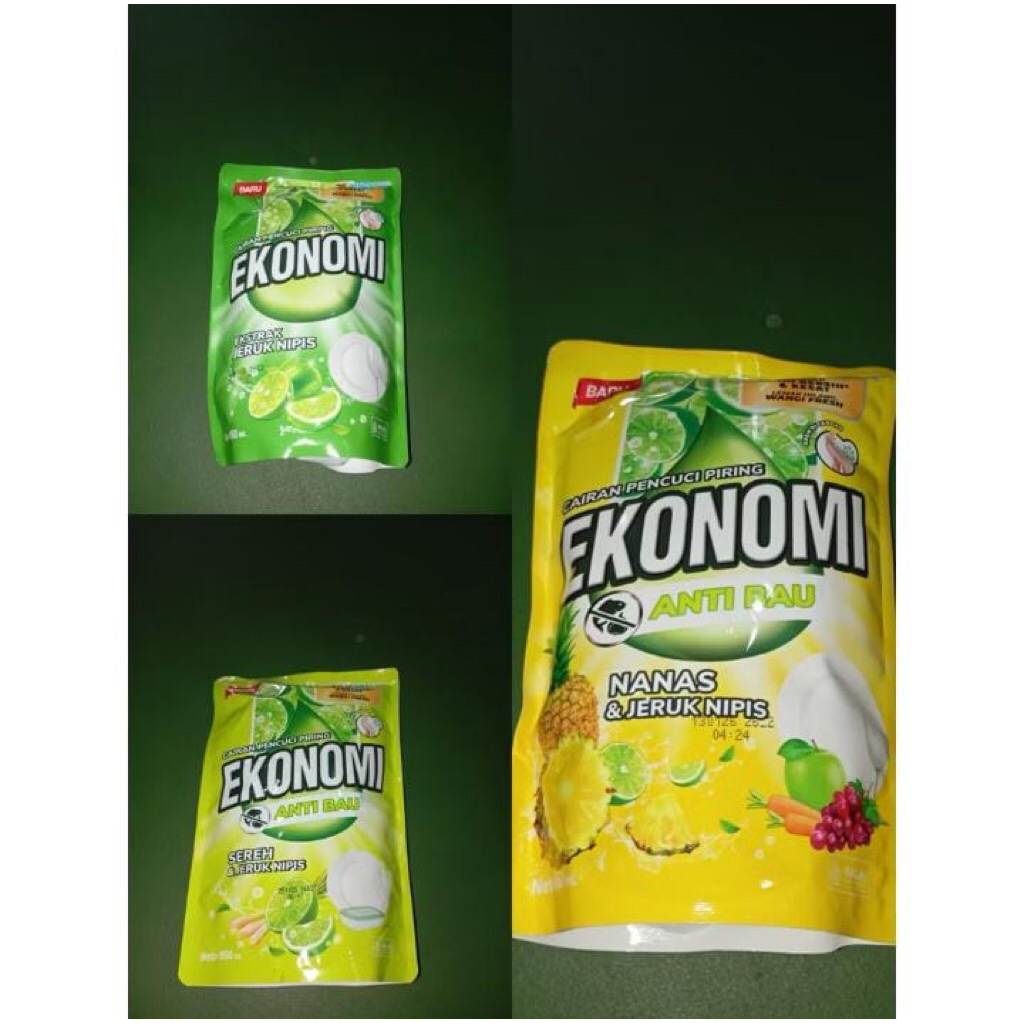 Cairan Pencuci Piring Ekonomi Anti Bau Jeruk Nipis 1 Dus 12 pcs x 650 ml