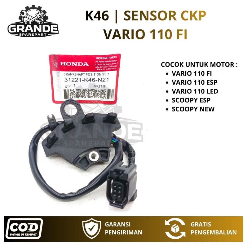 K46 SENSOR CKP VARIO 110 ESP / SPULL VARIO 110 LED / SPUL VARIO 110 ESP MOTOR HONDA VARIO 110 FI / S